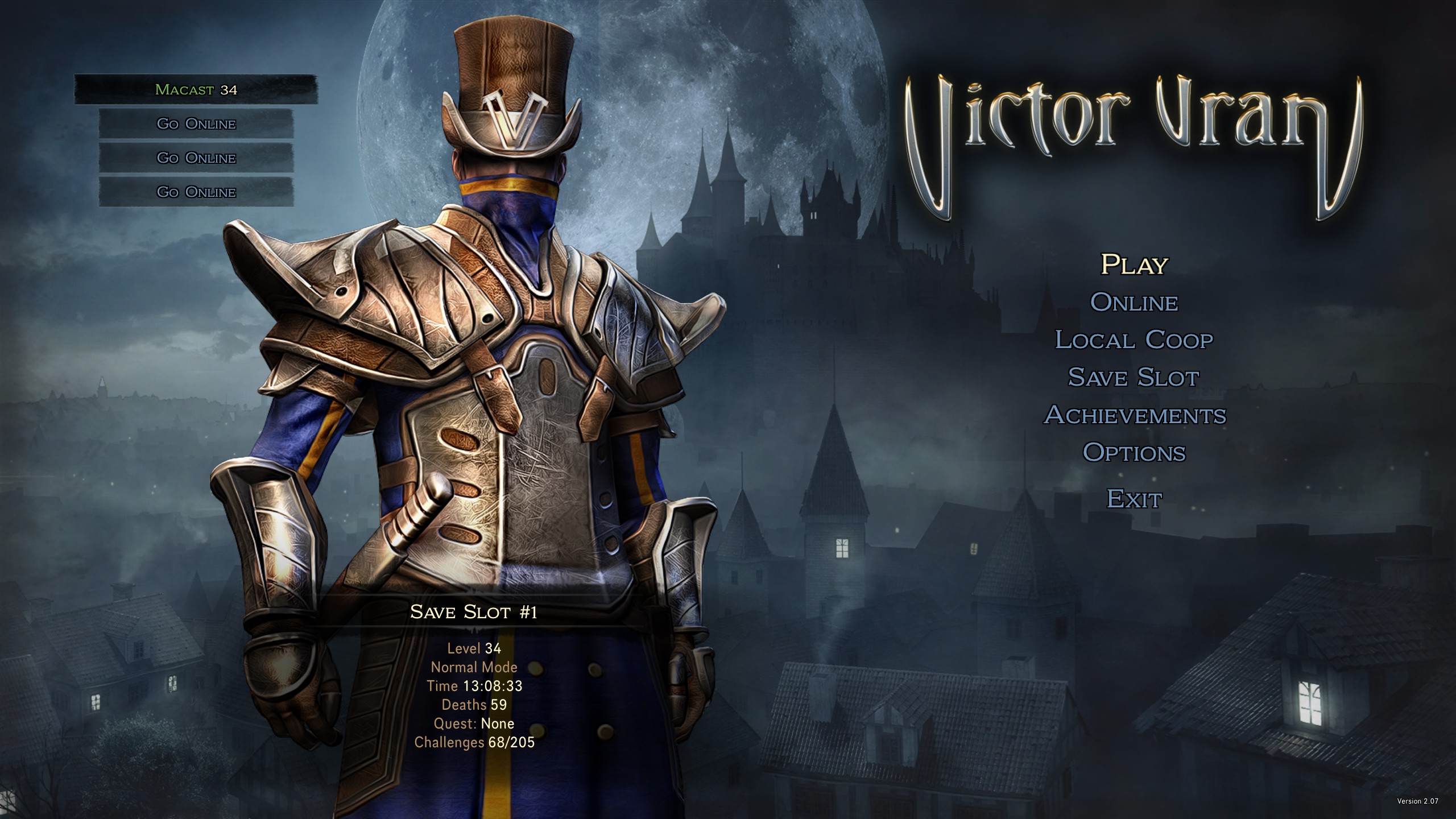 Victor Vran Title