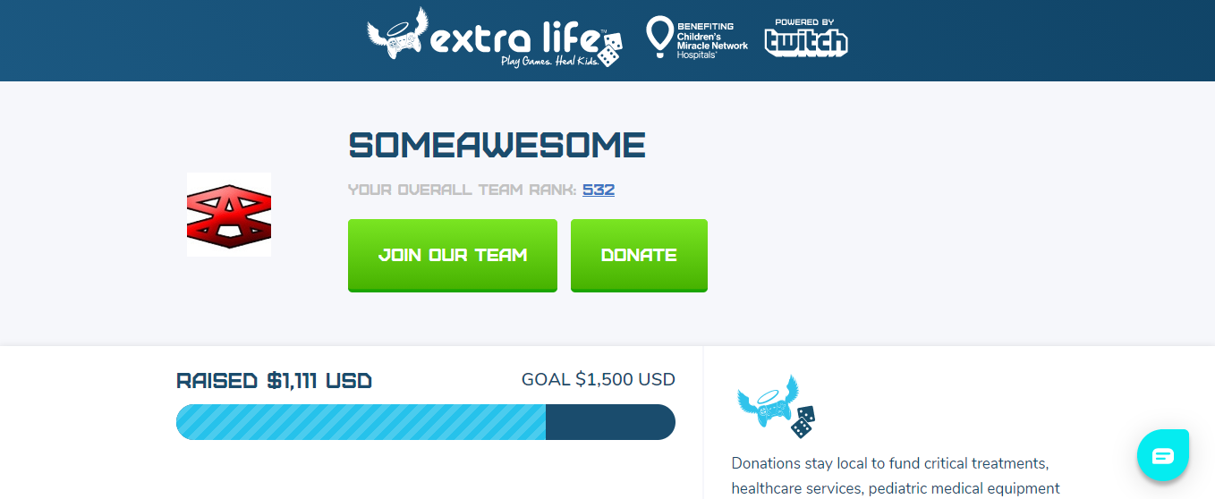 Some Awesome Extra Life