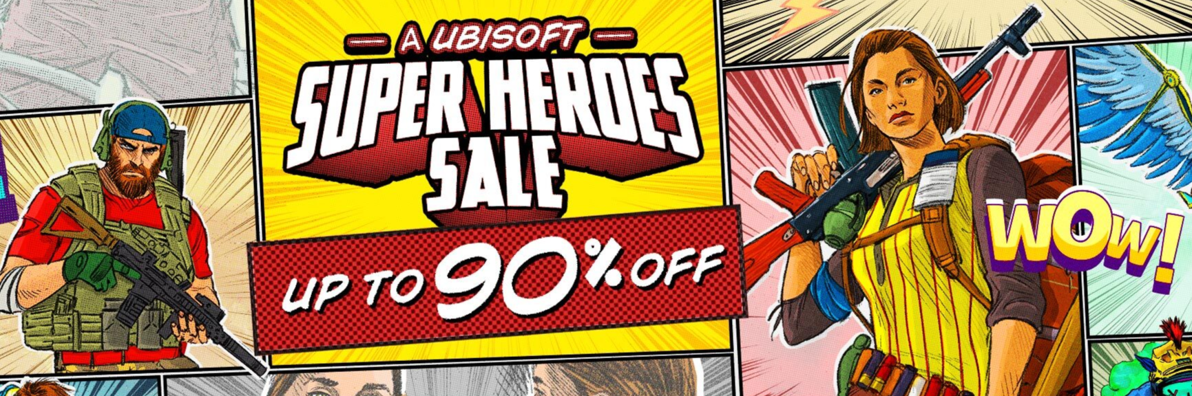 Ubisoft Superheroes Sale