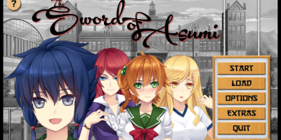 Sword of Asumi Title Screen