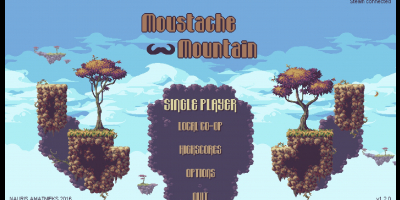 Moustache Mountain Title Screen