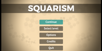 Squarism Title Screen