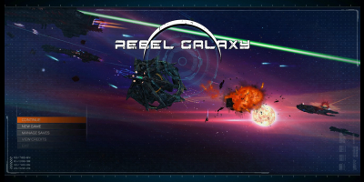 Rebel Galaxy Title Screen