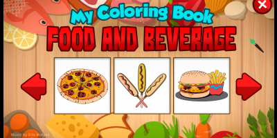 My Coloring Book: Food and Beverage