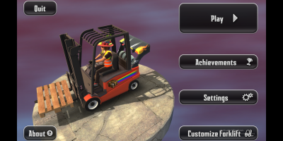 Extreme Forklifting 2 main screen