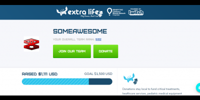Some Awesome Extra Life
