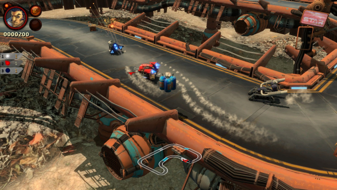 Flying cars in BlazeRush