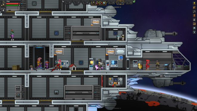 Upgraded Apex Ship Starbound. 