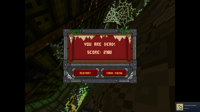 Die by drinking poison to get this achievement One More Dungeon Achievement - Kill Yourself