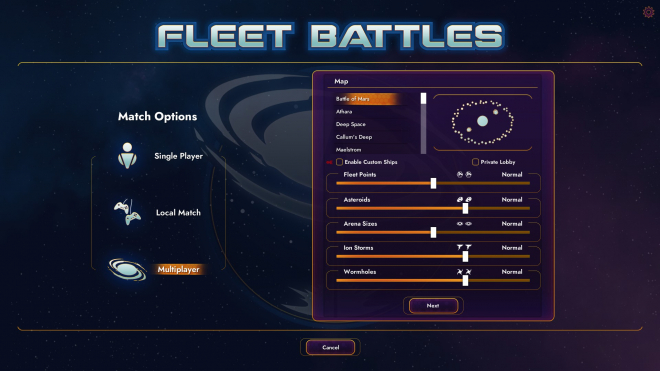 Online Fleet Battle