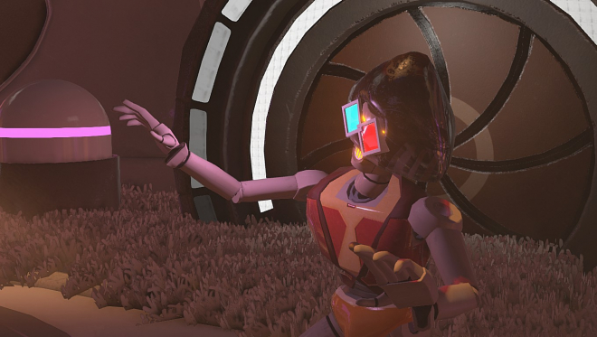 Headlander Trippy Robot