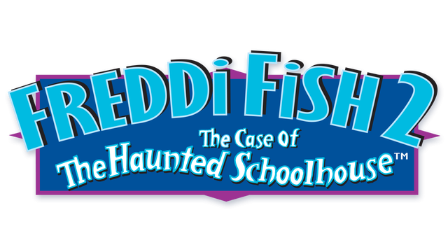 The game logo that reads 'Freddi Fish 2: The Case of the Haunted Schoolhouse'.