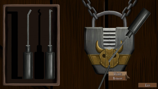 Lockpick puzzle
